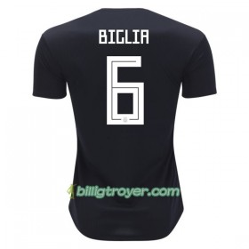 Billige Fotballdrakter Argentina Biglia 6 VM 2018 Bortedraktsett